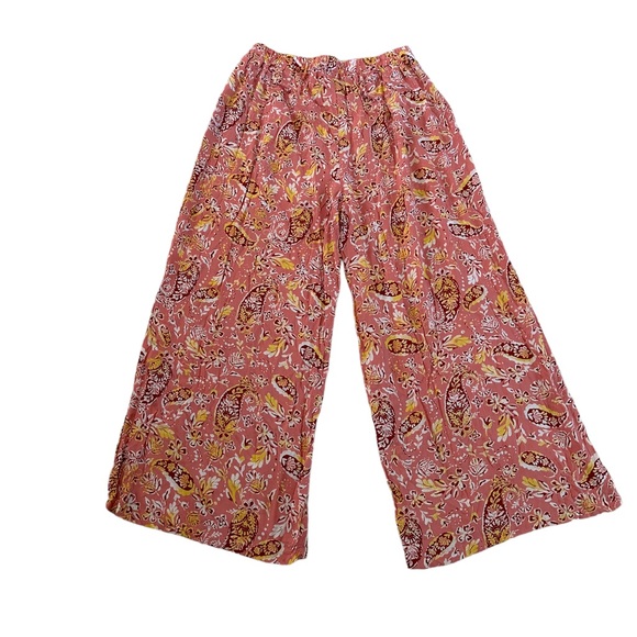 We Love Fashion Floral Wide Leg Flowy Stretchy Pants Size 2XL - Picture 3 of 16